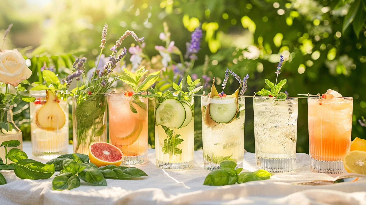 Garden Party Cocktails