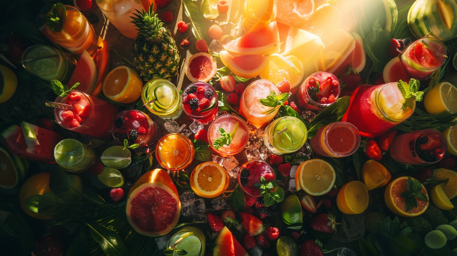 Summer Fruit Cocktails