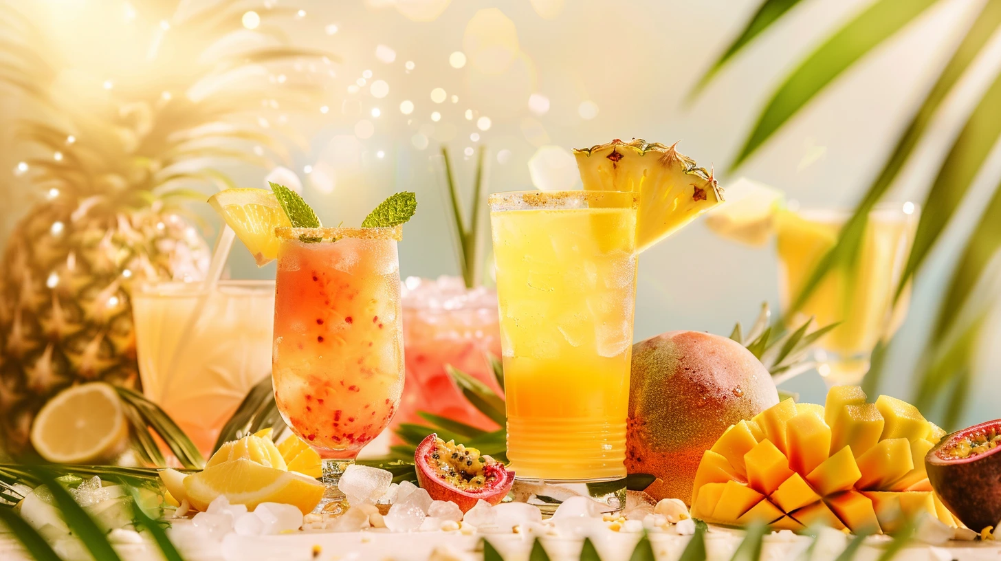 Tropical Holiday Cocktails