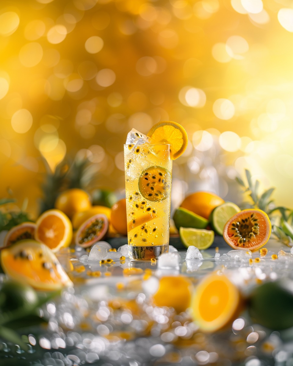 Citrus Passion Vodka Soda cocktail image