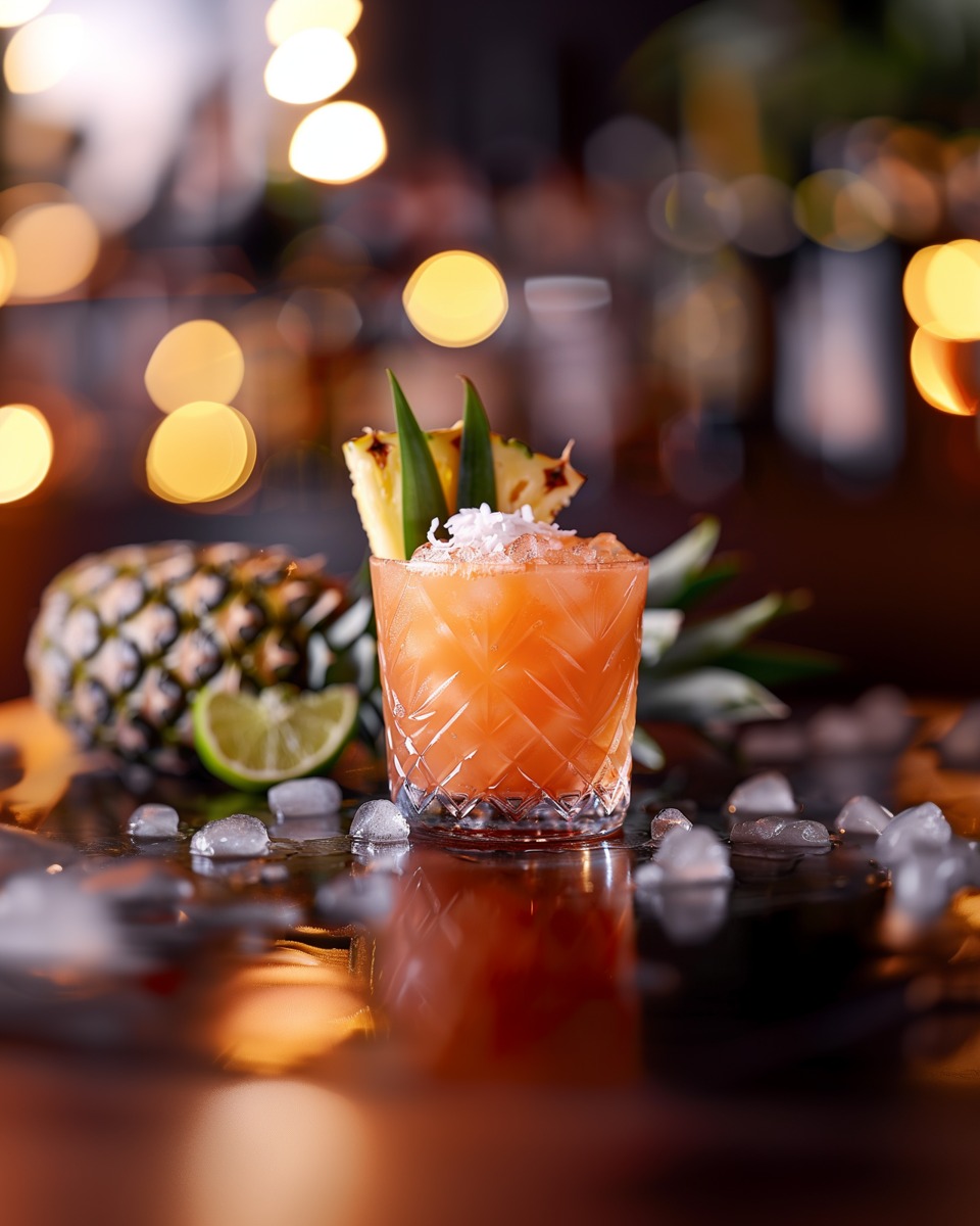Coconut Negroni Colada cocktail image