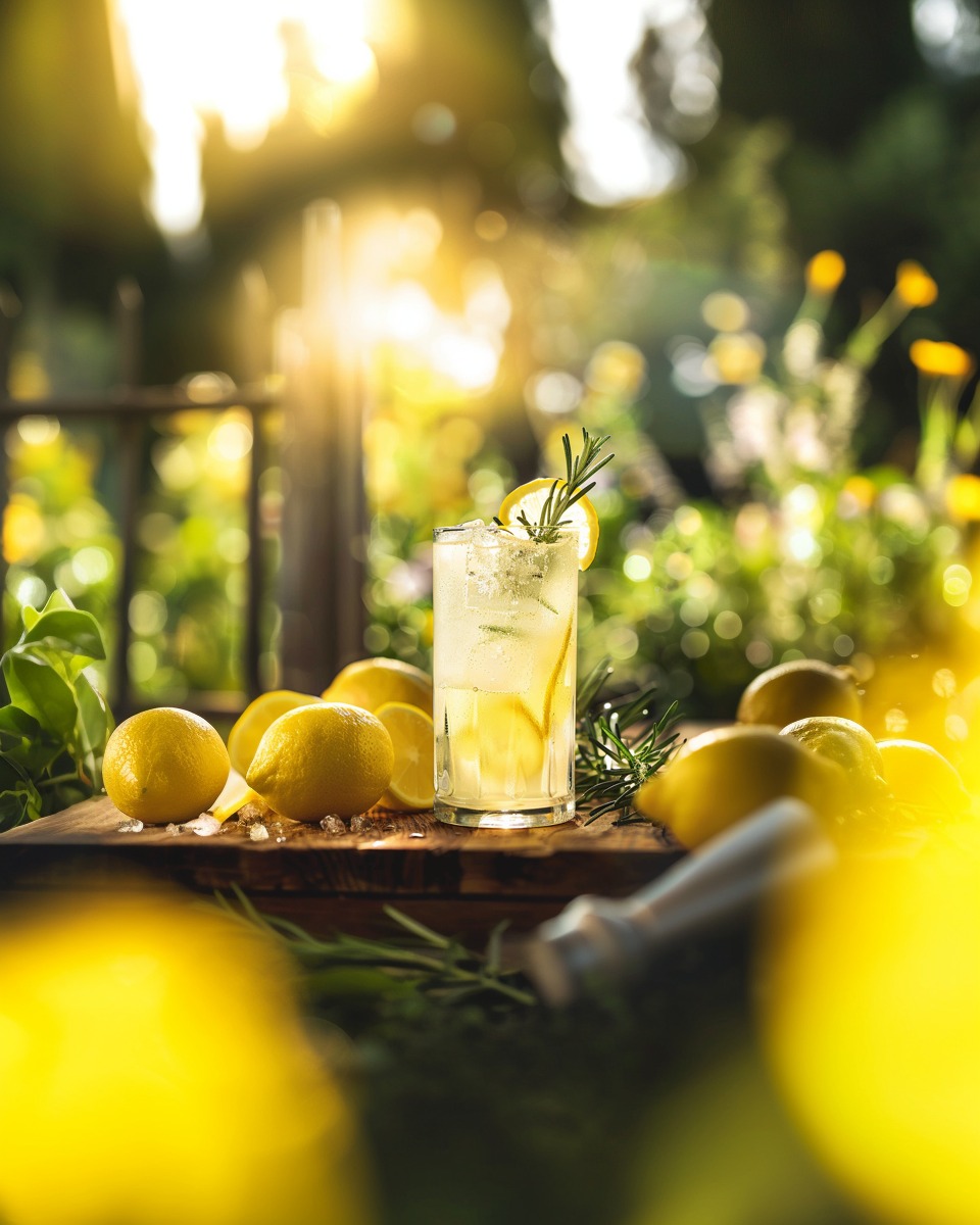 Limoncello Collins cocktail image