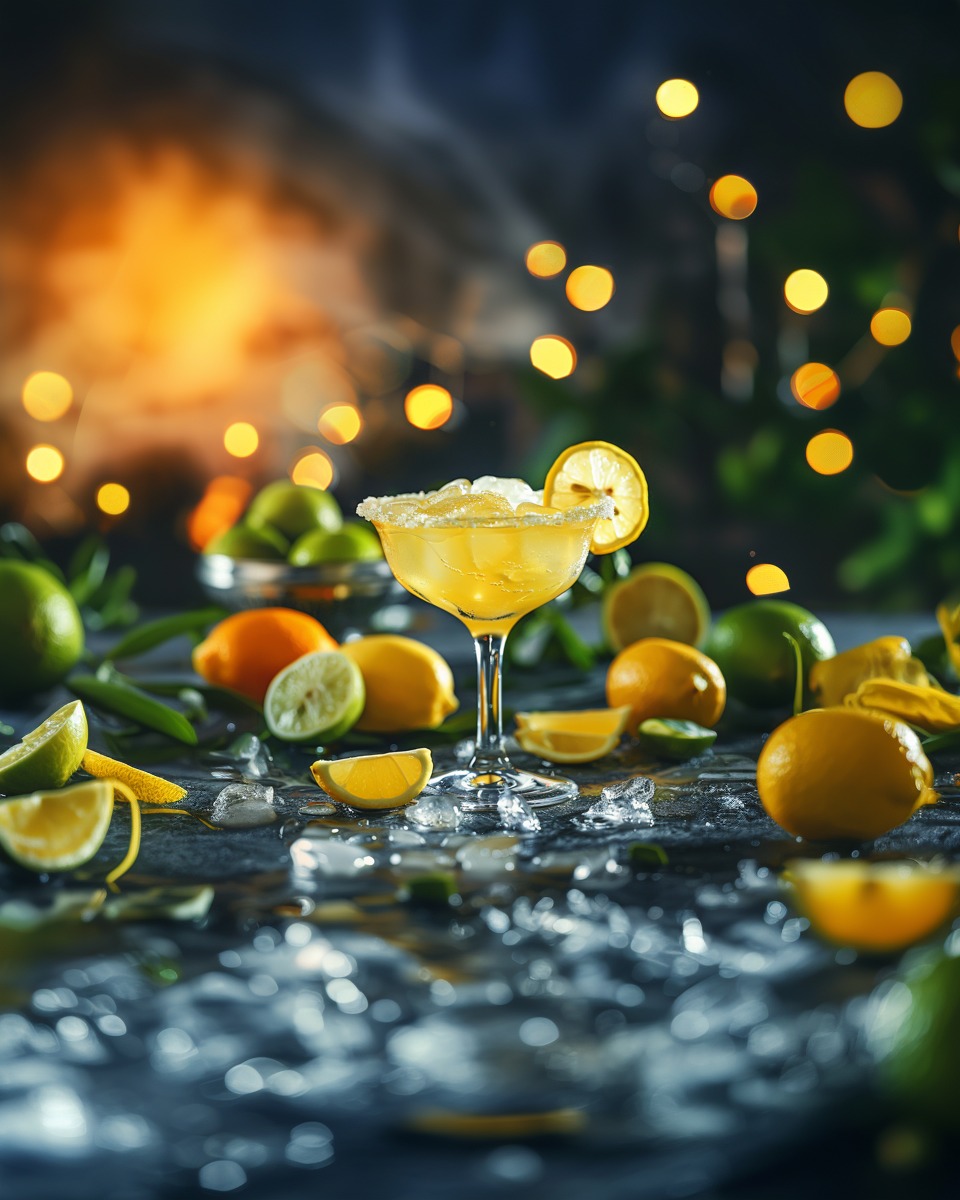 Limoncello Margarita cocktail image