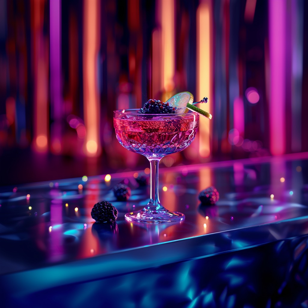 Midnight Bowie cocktail image