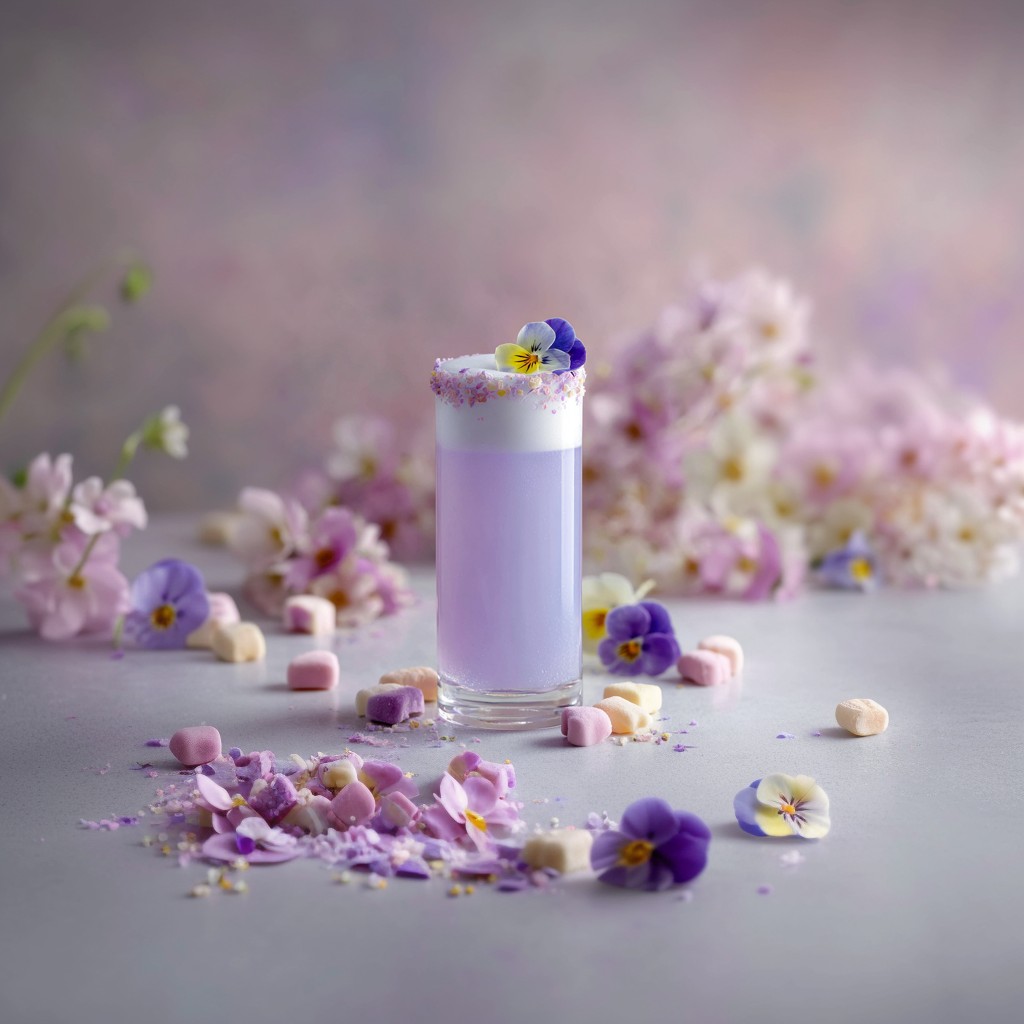 Parma Violet Gin Fizz