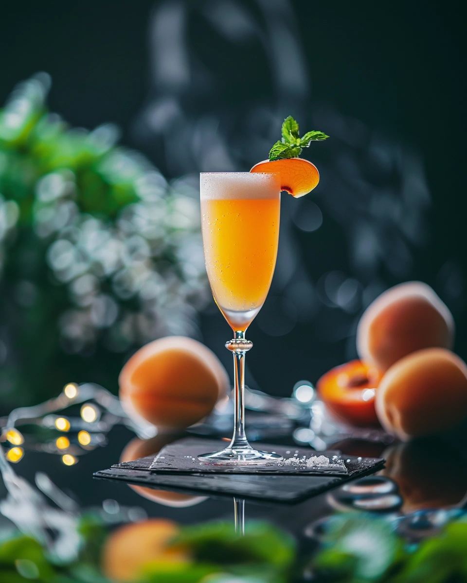 Alpine Apricot Sparkler cocktail recipe