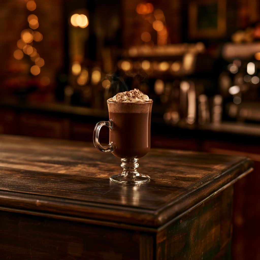Amaretto Hot Chocolate cocktail recipe