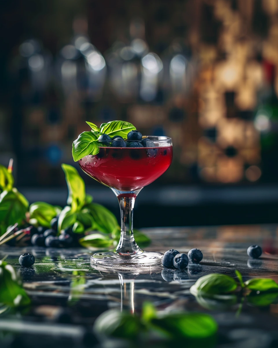 Blueberry Basil Bramble