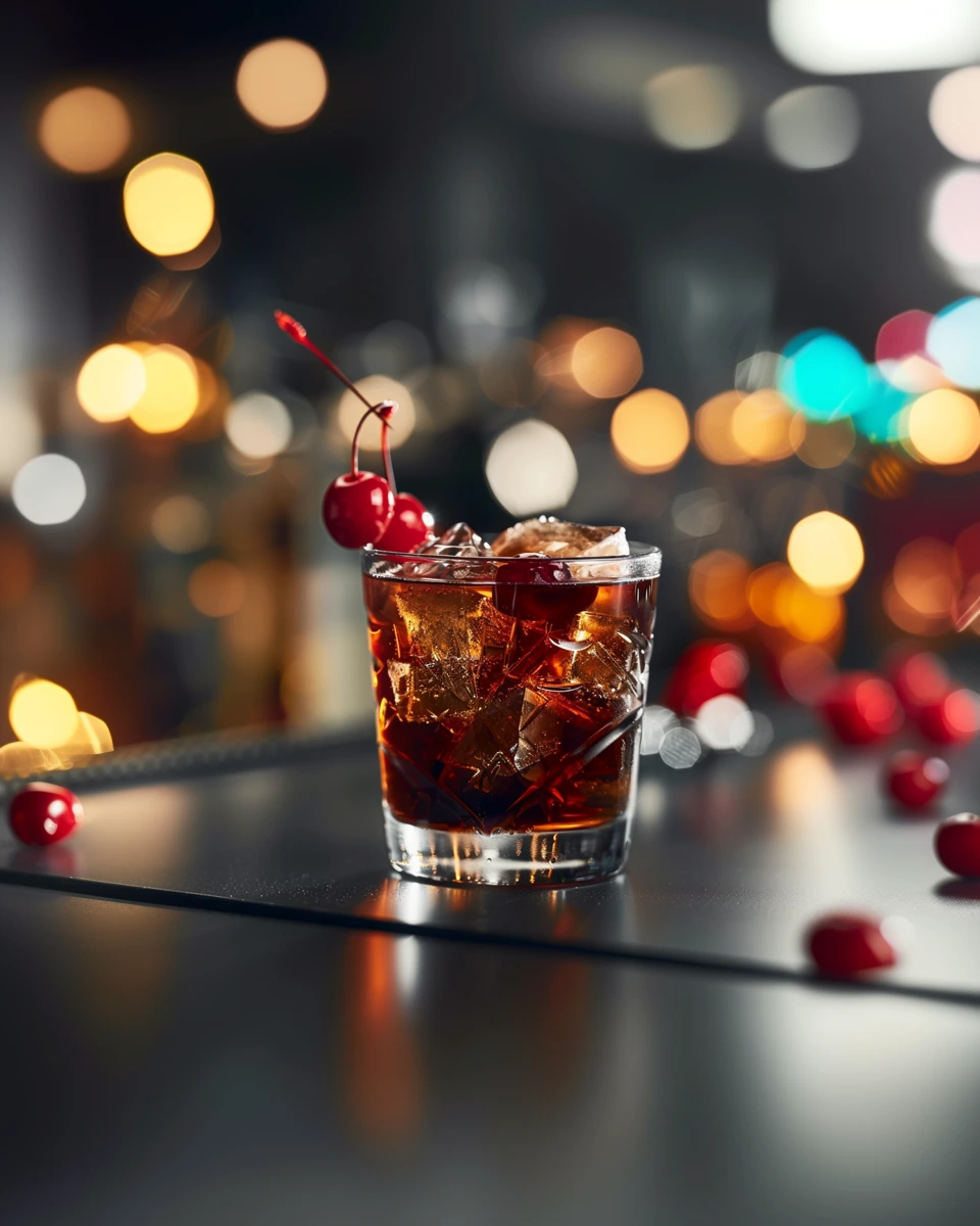 Cherry Cola Sour cocktail recipe