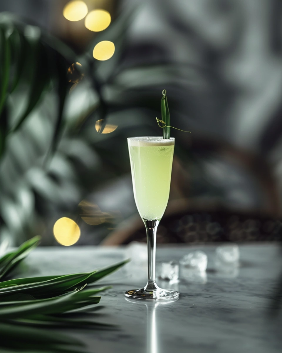 Coconut Pandan Fizz