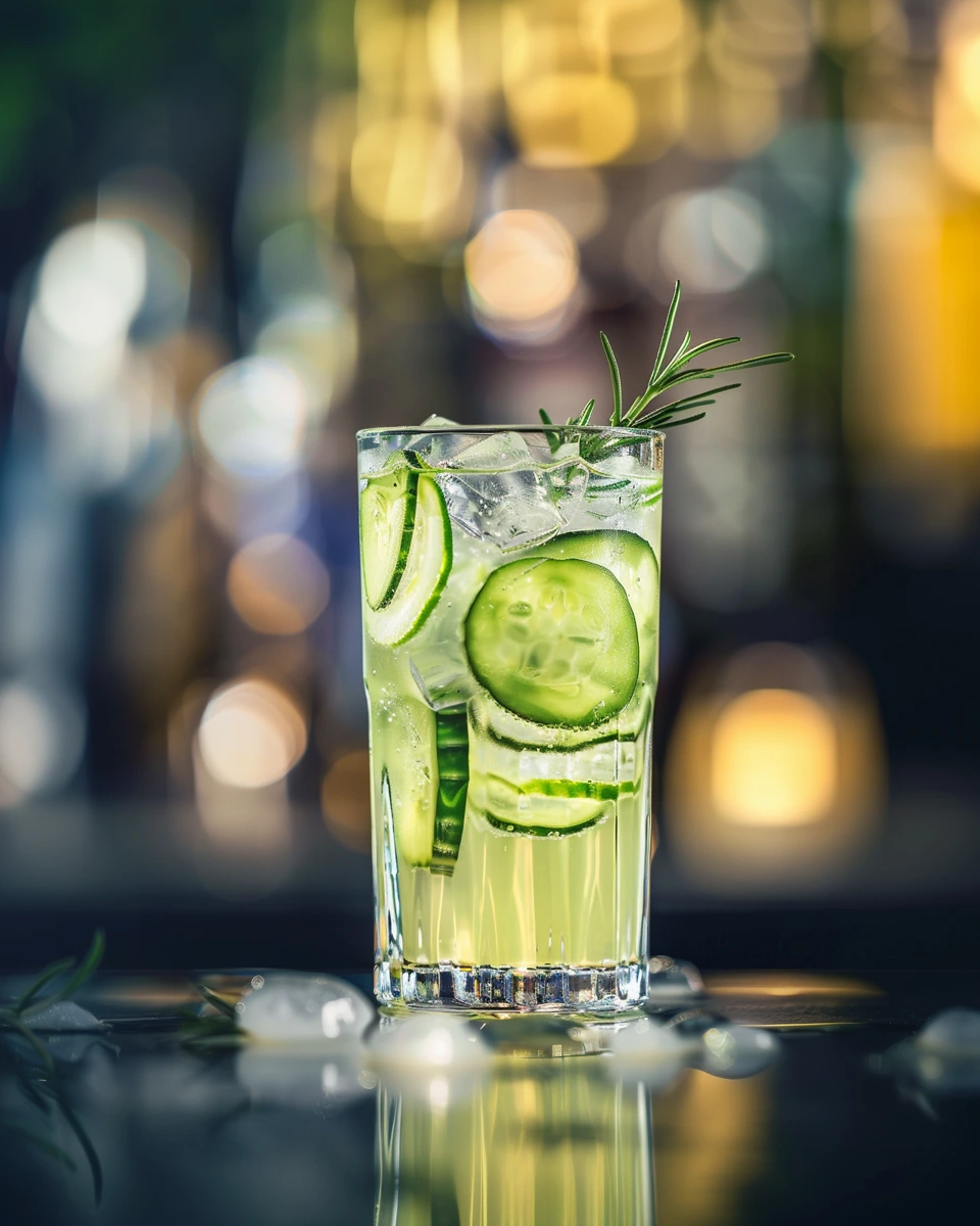 Cucumber Elderflower Collins