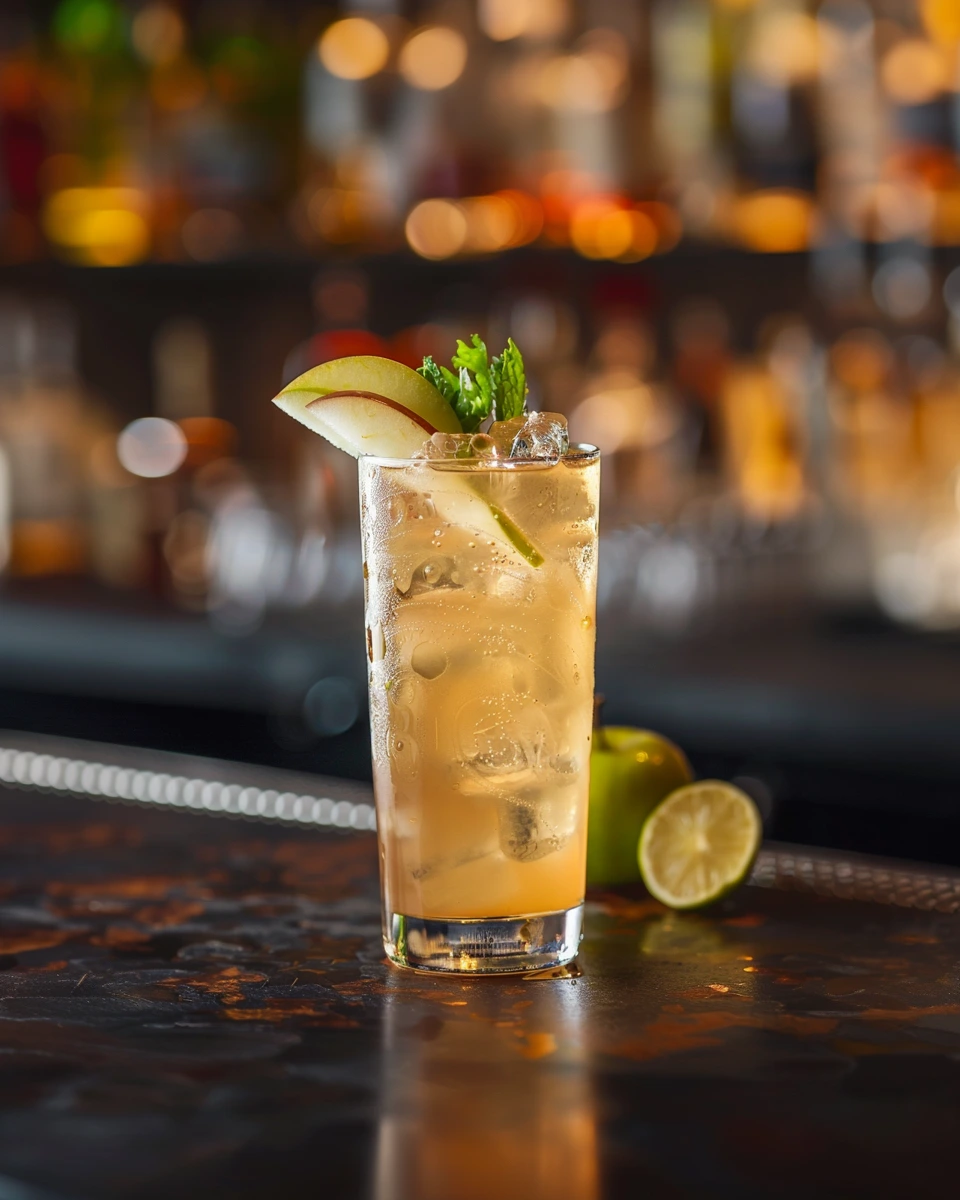 Emerald Orchard Collins cocktail recipe