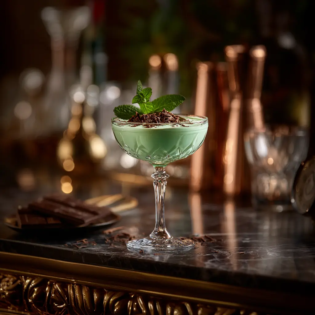 A smooth, refreshing, herbal cocktail with layered, bold flavours.