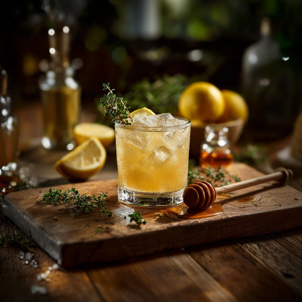 A fruity, citrusy, spicy cocktail with layered, bold flavours.