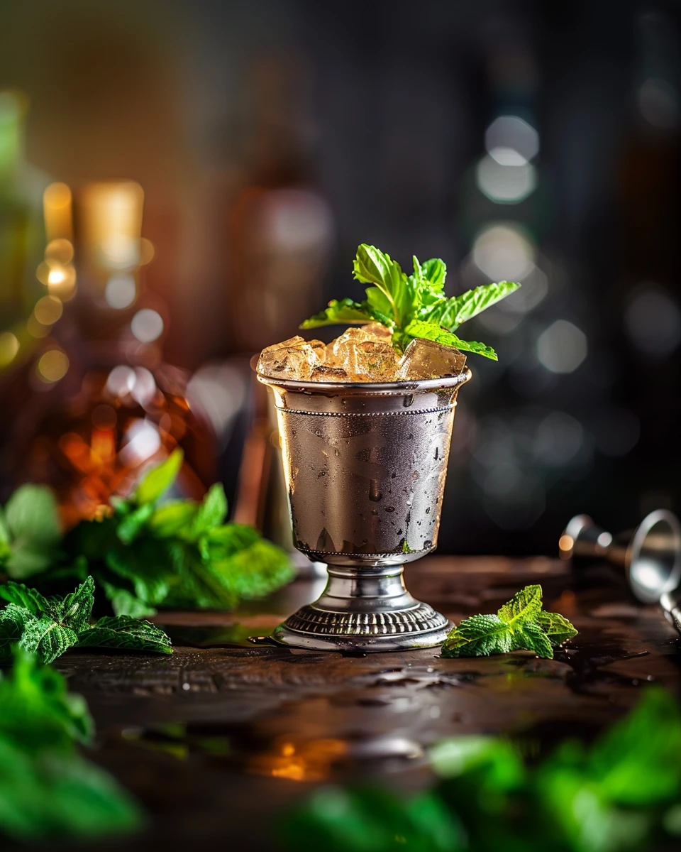 Mint Julep cocktail recipe
