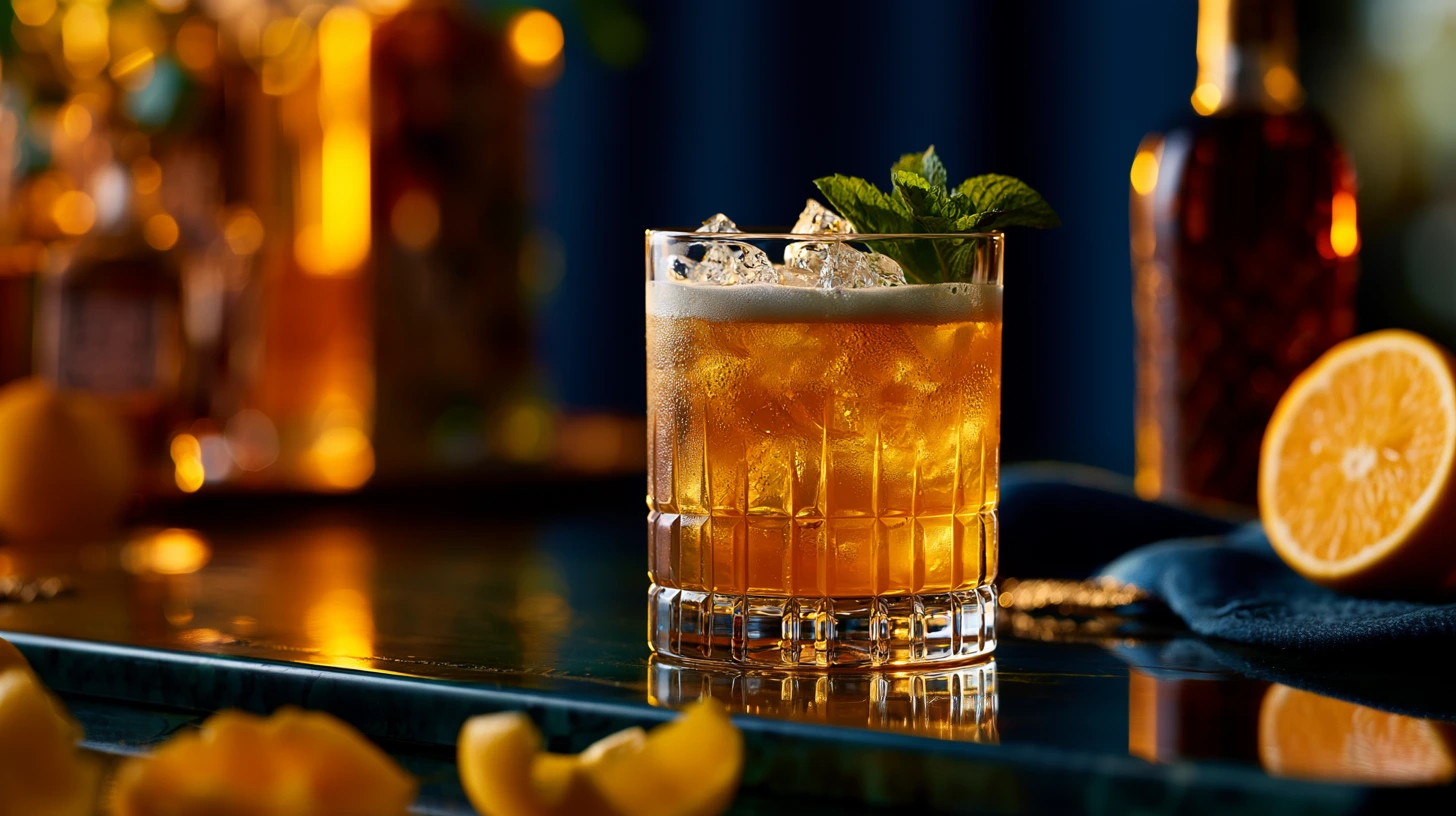 Roasted Sesame Whisky Sour cocktail recipe