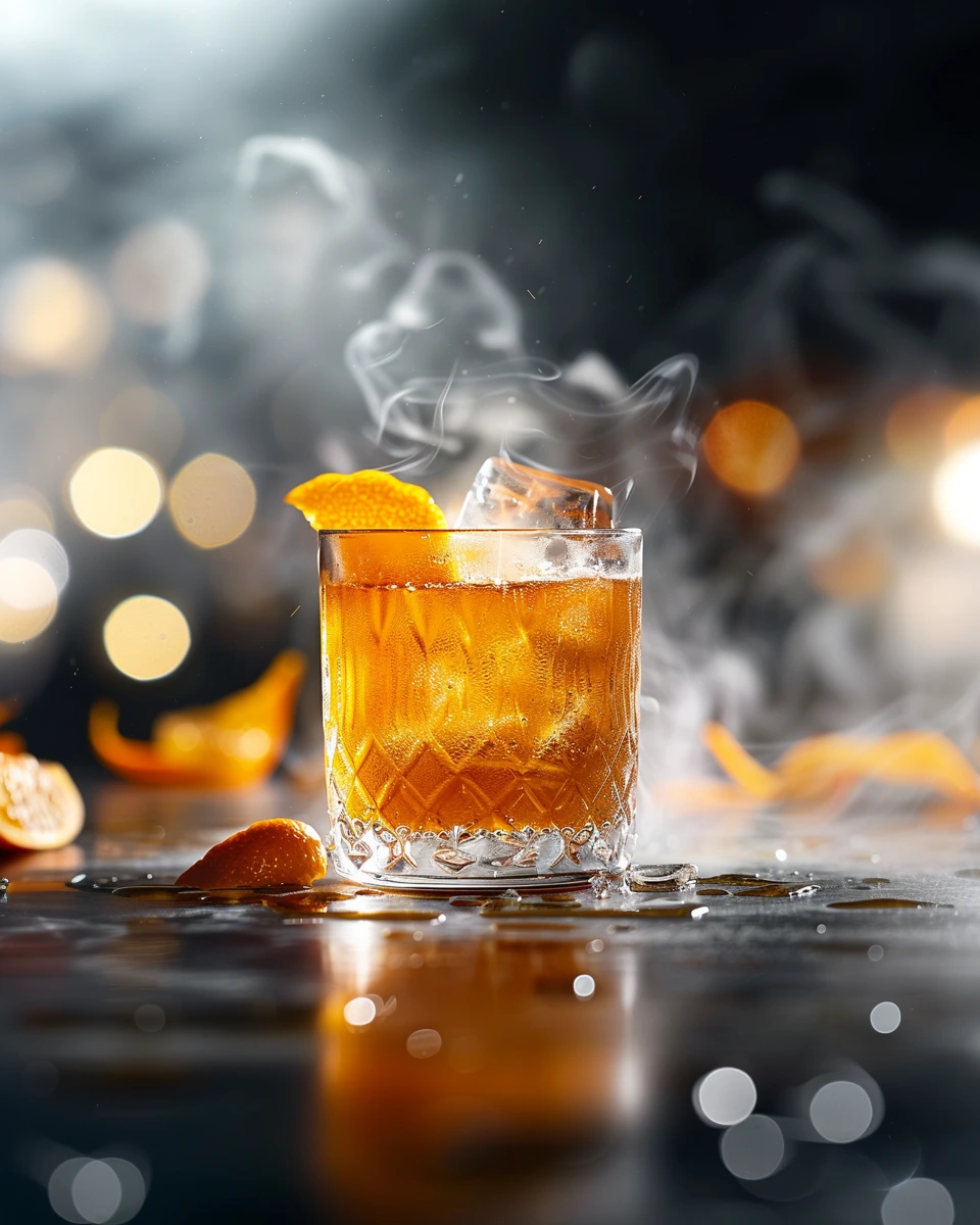 Smoked Honey Rye cocktail recipe