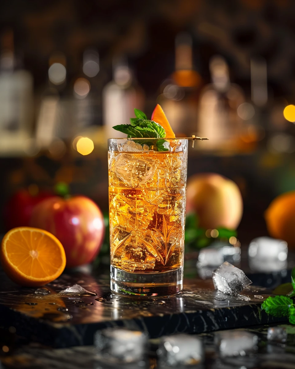 Smoky Orchard Highball cocktail recipe