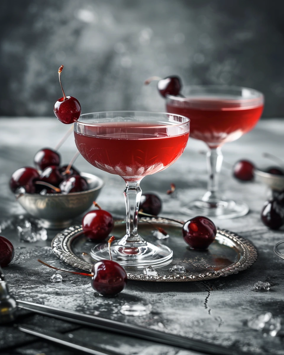 Spiced Cherry Tonic cocktail recipe