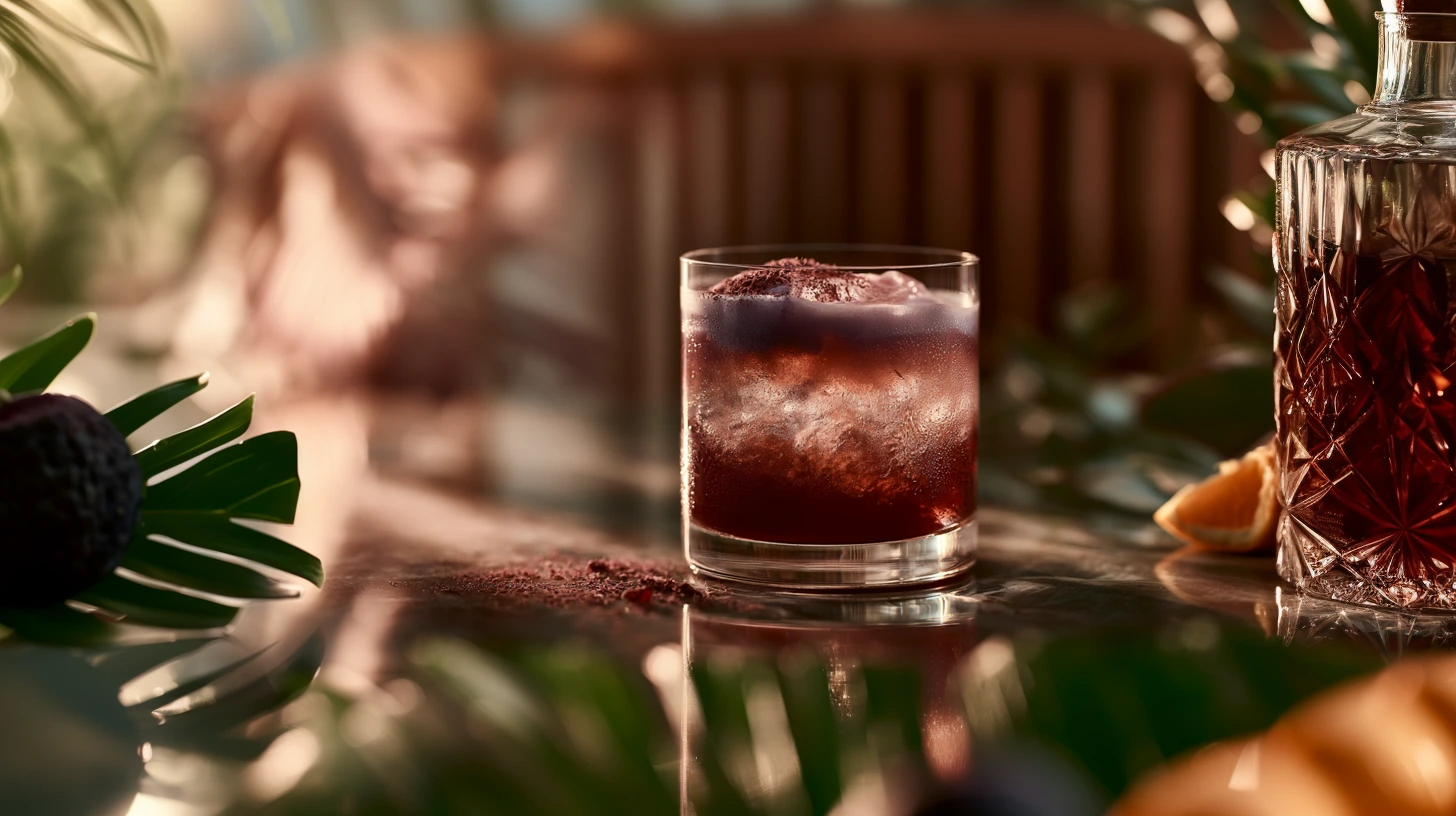 Spiced Plum Sour cocktail recipe