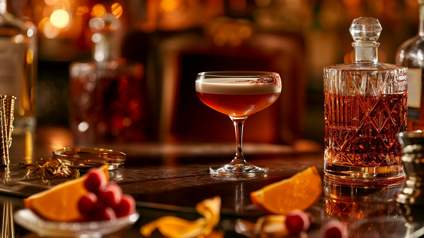 Strawberries and Cream Negroni cocktail recipe