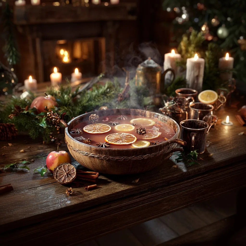 Wassail (Spiced Apple Cider)
