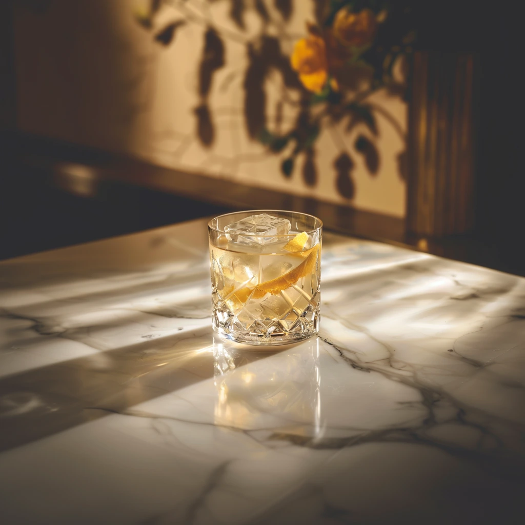 White Negroni cocktail