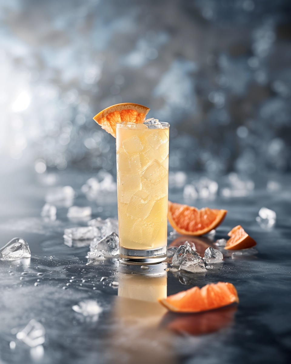 Yuzu Paloma Highball cocktail image